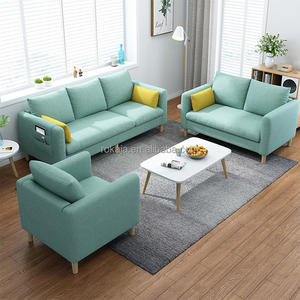 Sofá de Tela Desmontable Económico, Sofá de Tela Nórdico para Apartamentos Pequeños, Sofá Combinado para Salas de Estar Pequeñas o Casas de Alquiler - Product Image 2