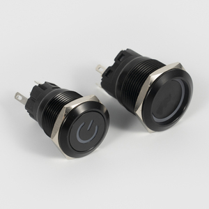 Botón pulsador metálico LED de 12mm 16mm 19mm 22mm 25mm IP65 para uso en panel de control de montacargas - Product Image 5