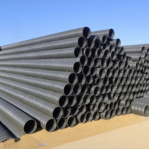 Eco-Friendly High Strength HDPE Double Wall Corrugated Drain Pipe High Pressure SN6 SN8 <strong>Drainage</strong> <strong>System</strong> - Product Image 2