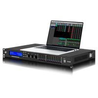 Procesador de Altavoces FIR AES 96kHz, 4 Entradas y 8 Salidas, Gestión de Altavoces DSP, Procesador de Sistema de Audio Profesional, Software de Limitación de Retraso