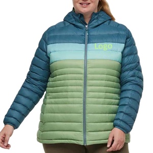 2024 Winter High Quality Men's Oversize Puffer Jacket Cotton <strong>Padded</strong> Detachable Hood Warm Color Blocking Coated Outdoor Clothing - Product Image 1