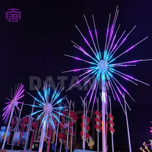 Brilliant Waterproof <b>LED</b> Firework <b>Tree</b> Light Illuminated Holiday Ornament for Park Plaza Garden Street Scenic Display for Sale - Product Image 4