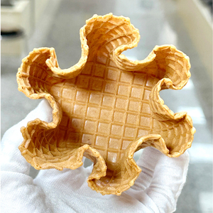小型商用食用华夫饼碗压榨机铝华夫饼蛋筒机冰淇淋碗滚筒 - Product Image 5
