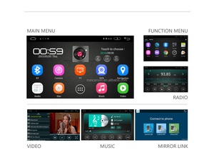 Autoradio Android 10.1 da 7.1 pollici con sistema gps collegamento specchio WIFI di rete 3g per <span class=keywords><strong>SKODA</strong></span> <span class=keywords><strong>Fabia</strong></span> 2015 - Product Image 3