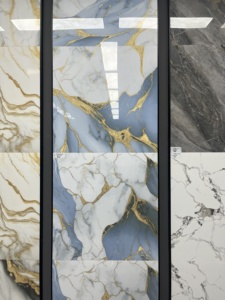 Piastrelle <span class=keywords><strong>in</strong></span> Ceramica Placcate Oro A-DFFUSION - Finitura Lucida e Opaca 800x800mm per Interni, Camera da Letto, Soggiorno, Hotel - Product Image 1