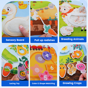 Libro de actividades educativas tempranas y silenciosas para niños pequeños de 1 a 3 años, libro Montessori para desarrollar habilidades motoras finas, regalos de viaje y cumpleaños - Product Image 2