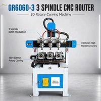 Mini Router CNC 6060 en Oferta / Fresadora CNC Pequeña para Aficionados / Router CNC para Madera, Acrílico, Piedra, Metal y Aluminio