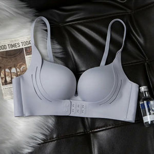 Venta al por mayor de ropa interior de las mujeres conjunto con anti flacidez y sin anillo de acero sujetador sujetadores sin costuras - Product Image 5