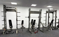 Ensemble d'équipements de gym pour la maison, machine Smith, équipement de gym commercial en acier inoxydable pour l'entraînement musculaire et la musculation