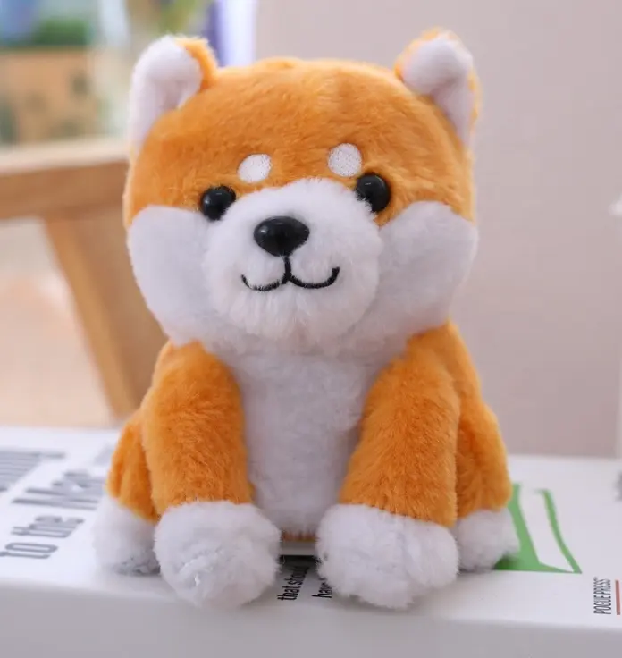 Electric Bomei Shiba Dog Learning Doll peluche bambini creativi che registrano bambole per cani parlanti