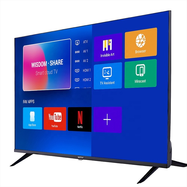Manufacturer Smart Tv Television 24 32 40 43 50 55 65 Inch LED Tv With Android WiFi