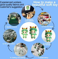 Hochwertige KI-Puppe mit PP-Baumwollfüllung und Kurzplüsch-Material, Höhenverstellbar 11-30cm, Lernspielzeug für Kinder