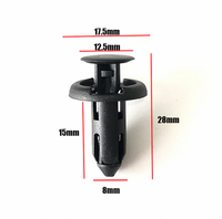 Nouveaux clips de retenue en plastique Huoshen, rivets de fixation pour pare-chocs et ailes, trou de 8 mm, longueur de 28 mm, compatibles Hyundai Kia