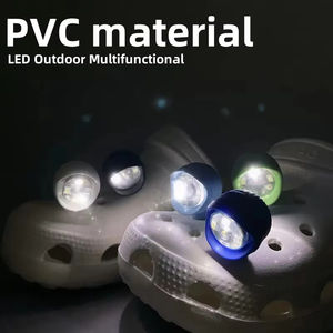 Luces LED de PVC para Zapatos, Accesorios Decorativos para Calzado, Ideales para Paseos Nocturnos y Actividades al Aire Libre, Botón para Zapatillas, 3 Modos de Iluminación - Product Image 3