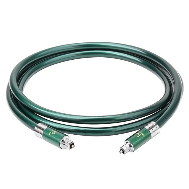 Hi-end Digital Fiber Optic Cable High Translucent PVC Male-Male Rhodium Plated CE Home Theater/Amplifiers/TVs/Projectors