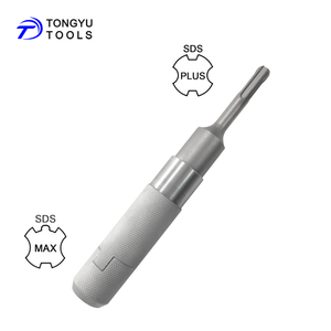 Adaptador <span class=keywords><strong>SDS</strong></span> Plus para <span class=keywords><strong>SDS</strong></span> <span class=keywords><strong>Max</strong></span> para Martelete com Extensão e Anel de Trava de Aço Reforçado para Martelos Rotativos - Product Image 1