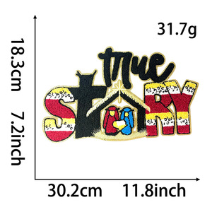 Patch in ciniglia termoadesiva con ricamo a cuore dorato, scritta 'Be Mine', 'Love', 'XOXO', 'Story', per San Valentino, per T-shirt e Felpe - Product Image 3