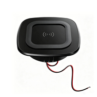 Chargeur sans fil encastré 15W pour siège de bus et voiture 12V 24V, module de charge sans fil 12V 24V pour véhicule automobile