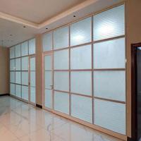 Cloison de séparation en verre pour bureau, vente directe usine, pour bureau à domicile, installation facile