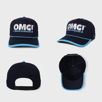 Casquette de baseball OEM personnalisée en polyester avec logo réglable, imperméable, perforations découpées au laser, pour la performance, vente en gros
