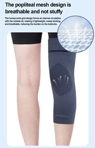 Genouillères de protection sportive respirantes anti-collision pour hommes, pour la course, le volleyball, la rééducation et le soulagement de la douleur, en nylon - Product Image 6