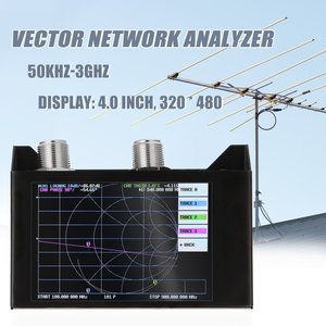 금속 쉘 스펙트럼 분석기가 있는 4 "SAA-2N NanoVNA V2 안테나 분석기 50KHz-3GHz 벡터 네트워크 분석기 미터 - Product Image 3