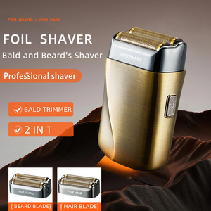 Mini Afeitadora Masculina con Doble Cuchilla Recíproca, Impermeable y Lavable, Recargable Tipo C, Recortadora de Barba de Bolsillo - Product Image 5