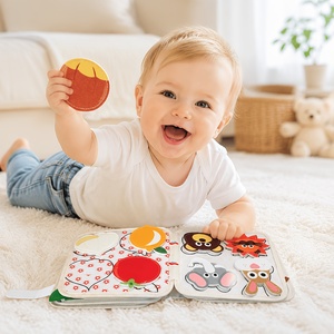 Livro de Atividades Montessori para Crianças Pequenas, Livro de Aprendizagem em Feltro, Brinquedo Educacional para Pré-escola, Quadro de Atividades para Presente de Aniversário Infantil - Product Image 4