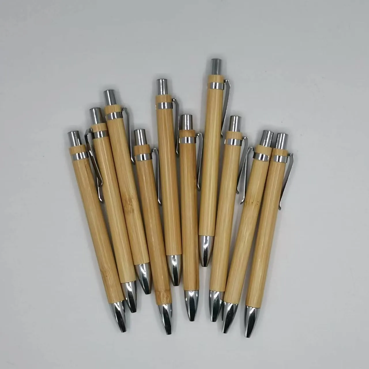 Eco Friendly Custom Logo Wooden Pen With Case Gift Pen Bamboo Stylus Ball Pen