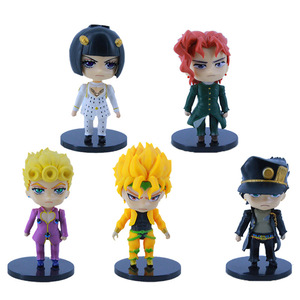 5 estilos nuevos adornos de dibujos animados Anime <span class=keywords><strong>Kujo</strong></span> <span class=keywords><strong>Jotaro</strong></span> conjunto de figuras de acción - Product Image 3