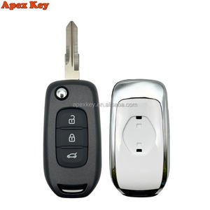 Coque de clé de voiture pliable à 3 boutons VAC102 pour Renault Megane 3, Dacia Duster, Kadjar, Captur, Symbol, FCC ID : CWTWB1G767 - Product Image 1