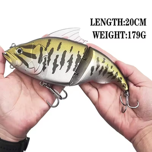 Swimbait 200F 179g appât articulé gros jeu pêche <span class=keywords><strong>Vatalion</strong></span> flottant MG basse pêche leurre océan bateau pêche haut leurre d'eau - Product Image 2