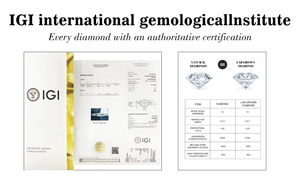 Nóng bán phòng thí nghiệm phát triển lỏng màu trắng D kim cương IGI chứng nhận VS1 rõ ràng Kích thước 0.5ct 1CT 1.5ct 2ct 3ct 5ct 10ct - Product Image 5