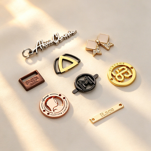 stainless steel metal logo for handbags custom metal labels and tags for bag and cloth logo <b>name</b> <b>plate</b> design - Product Image 3