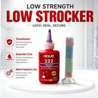Colle de blocage de filetage liquide haute résistance à la température Threadlocker 243 270 277, 50 ml, adhésif et scellant – Meilleure vente