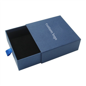 Custom Printing Hard Rigid Cardboard Sliding Box Gift with Sleeve Drawer Box Packaging jewelry