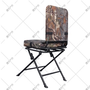 Folding Chair Camouflage 600D Polyester Heated <b>Portable</b> Fishing <b>Stool</b> - Product Image 5