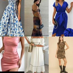 เดรสรัดรูปมีสายรัดของผู้หญิงเสื้อผ้าสุ่มสี - Product Image 1