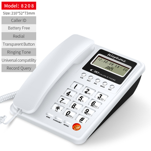 Téléphones fixes filaires à double interface sans batterie pour <span class=keywords><strong>téléphone</strong></span> de bureau d'affaires <span class=keywords><strong>Téléphone</strong></span> <span class=keywords><strong>fixe</strong></span> pour chambre d'hôtel FICAN8208 - Product Image 6