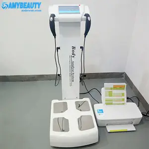 Monitor lemak 3D profesional, mesin penganalisa badan pemindai komposisi badan dengan laporan Printer penganalisa kecantikan tubuh