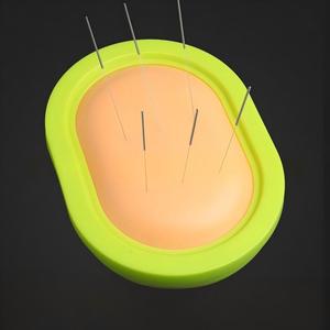 Modèle de peau en silicone pour la pratique de l'<span class=keywords><strong>acupuncture</strong></span> - Coussin d'entraînement portable pour l'insertion des aiguilles aux points d'<span class=keywords><strong>acupuncture</strong></span> pour les étudiants en MTC - Product Image 2