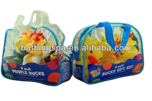 8 Gói Vịt Phòng Tắm Đặt Vui Vẻ Tắm Đồ Chơi Cho Trẻ Em Cao Su Vịt - Product Image 2