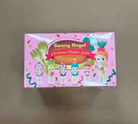 Kotak Misteri Seri Makan Malam Natal Sonny Angels Asli Satu Set Lengkap 6Pcs Mini Figure Ornamen Meja Lucu Koleksi Hadiah