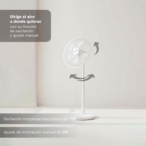 Grunkel Pedestal <b>Fan</b> 12 Speeds <b>Remote</b> <b>Control</b> White Tower <b>Fan</b> - Product Image 1