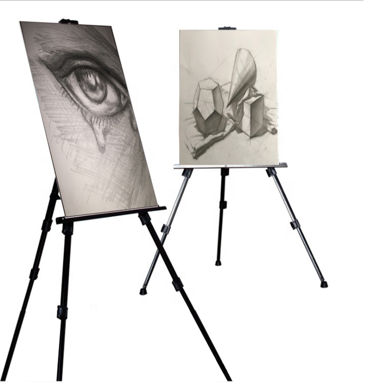 Регулируемый по высоте складной художественный дисплей легкий вес металлический штатив для рисования подставка для мольберта