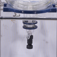 Equipo Multifuncional Automático de 20L con Motor y Control de Temperatura, con Caldera de Reacción de Vidrio de Doble Capa