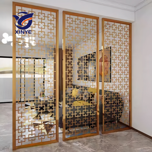 ฉากกั้นห้องสำหรับงานแต่งงานห้องซาวน่าแผงติดผนังกั้นห้องทำจากอะลูมิเนียมแกะสลักทำจากสเตนเลสสตีลออกแบบได้ตามต้องการ - Product Image 5