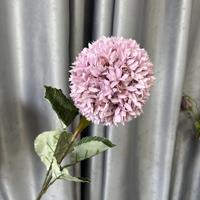 Fleur artificielle en soie bleue de haute qualité à tige unique, pour Noël, Pâques, Thanksgiving, Nouvel An, la Saint-Valentin, la remise des diplômes