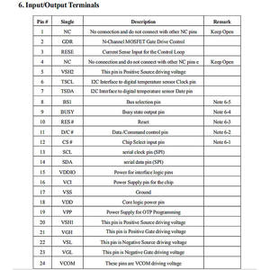 電子ラベル用SS1681 IC付き1.54 "E-paper <span class=keywords><strong>E-ink</strong></span> 200x200グラフィックディスプレイパネルおよびモジュール - Product Image 5