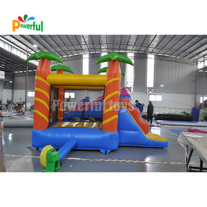 Jeux gonflable gonflable pour enfants, terrain de jeux bleu, château gonflable, maison pour Halloween - Product Image 5